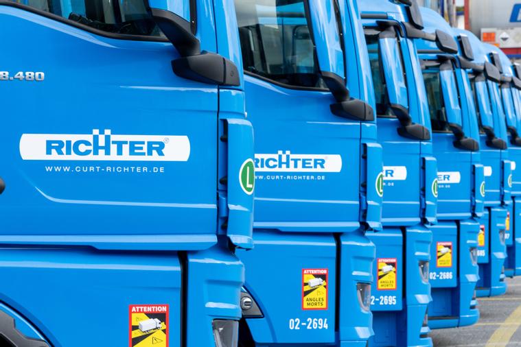 Ansicht unserer LKWs