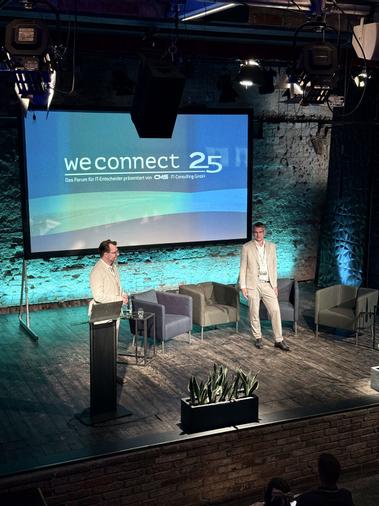 Geschäftsführung auf der we_connect (Hausmesse) 2025