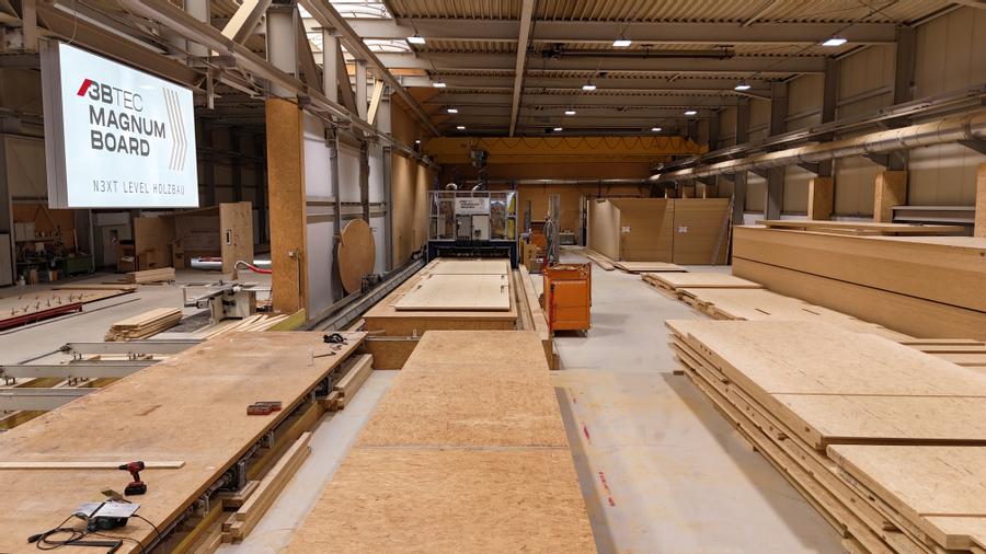 Produktionshalle Holzbau